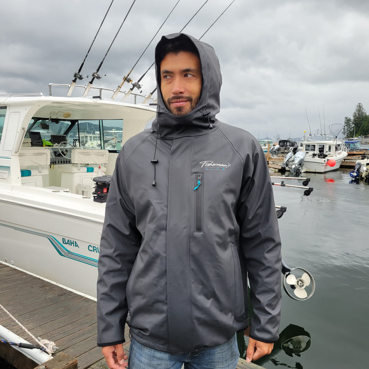 Ultimate Waterproof Rain Jacket (Fleece Lined) 10,000 mm Rated