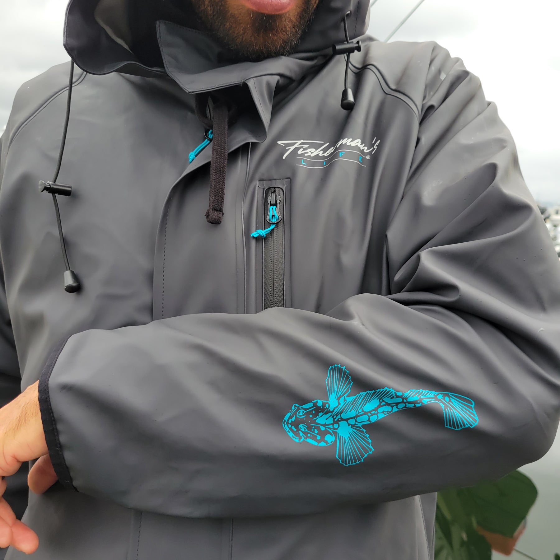 Ultimate Waterproof Rain Jacket (Fleece Lined) 10,000 mm Rated Medium