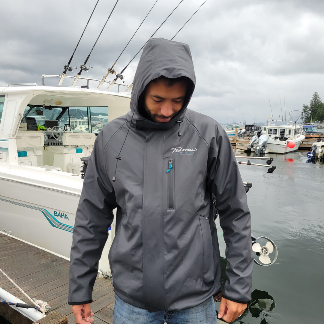 Ultimate Waterproof Rain Jacket Fleece Lined 10 000 mm Rated Fisherman s Life