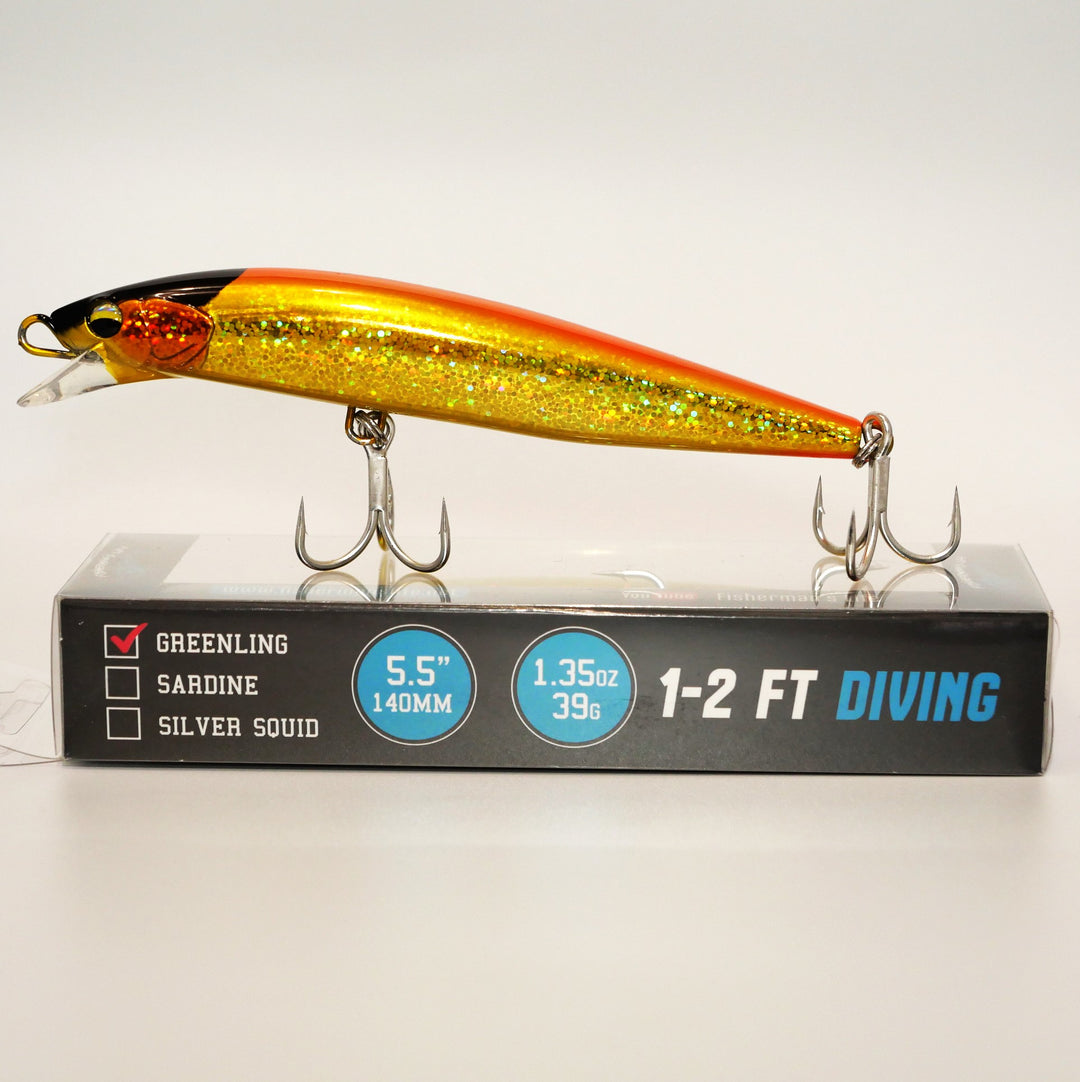 thumbnail image 2 of Korean Tackle Komomo Style Small Shallow Diving Lure - 1m Max Depth, 13g, Multicolour 2 of 5