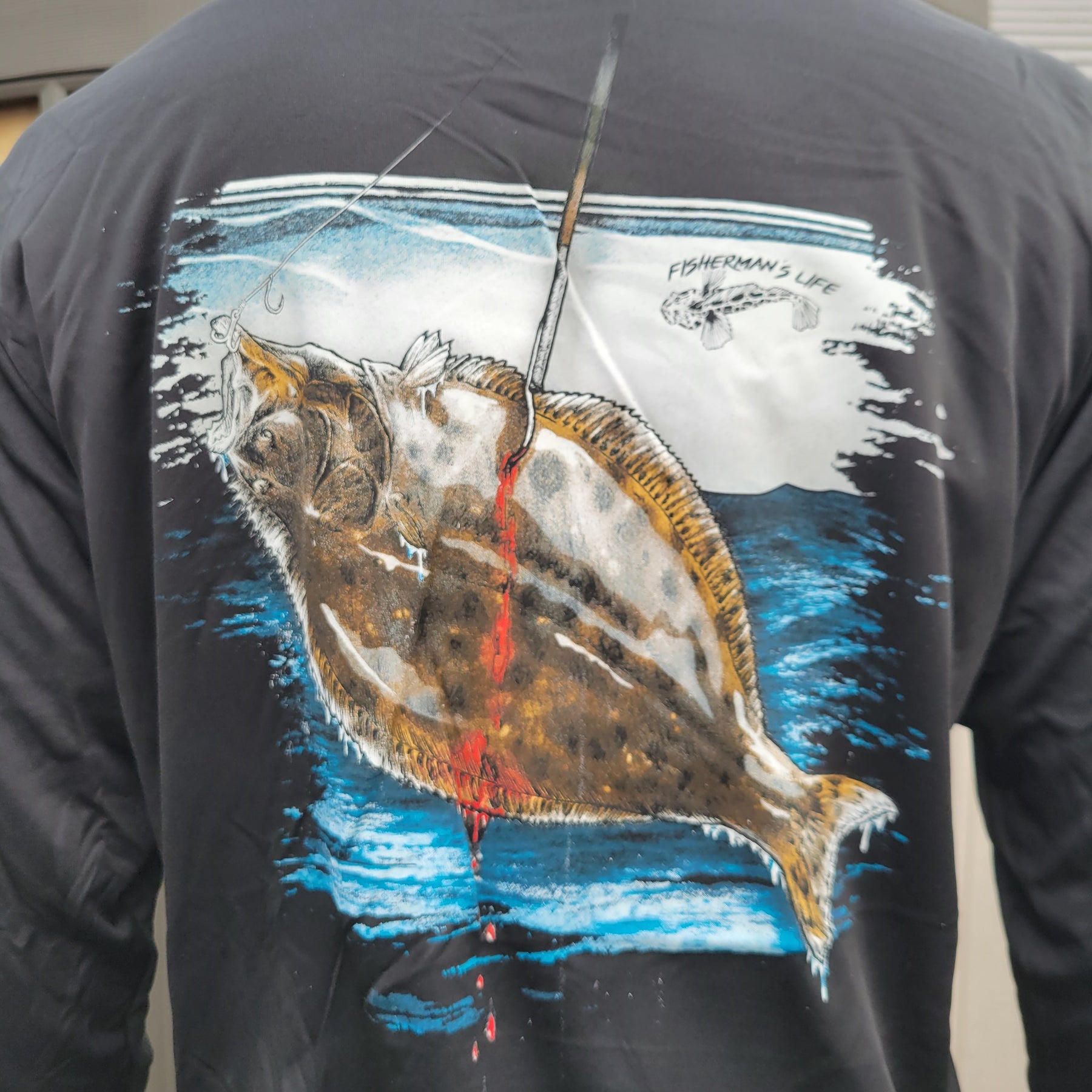 Fish Fishing Life Outdoors Enthusiast Long Sleeve TShirt Men Women Brisco  Brands X