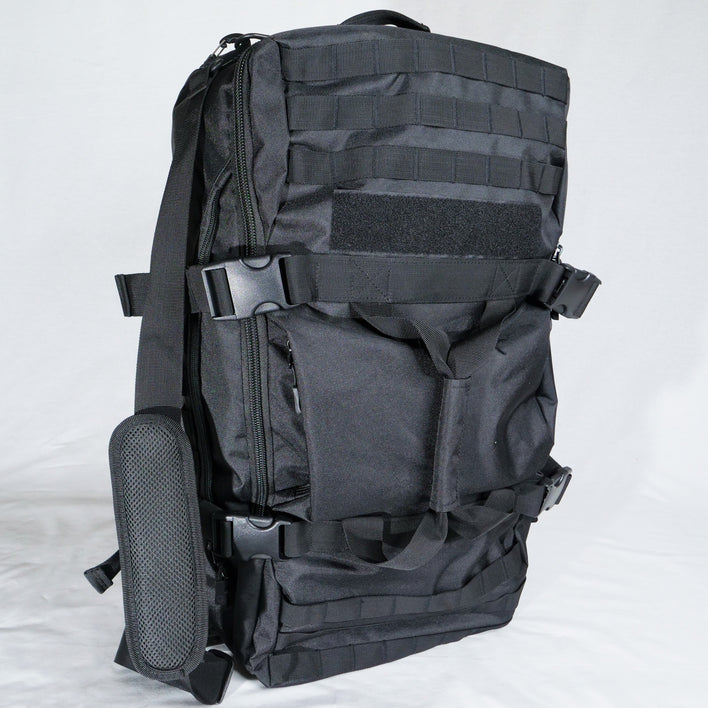 Fisherman's Life XL Backpack: Water-resistant, Carry-On Ready, Rod Holders, Molle Straps for Accessories
