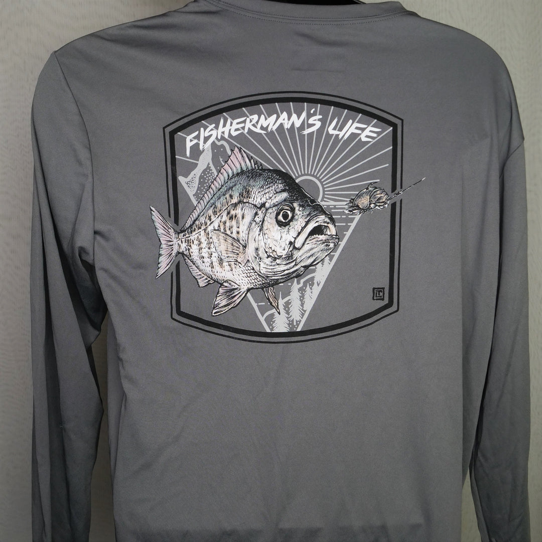 Pull chemise de pêche homme FISH Reel Life manches longues